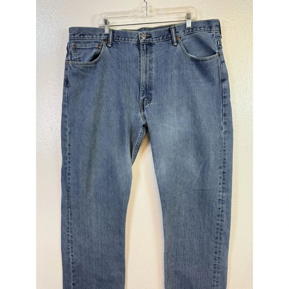 Levi's‎ 505 Jeans Mens Size 44x34 - Fits (42x32 ) Straight Leg Blue Denim Cowboy